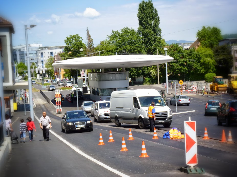 German border crossing